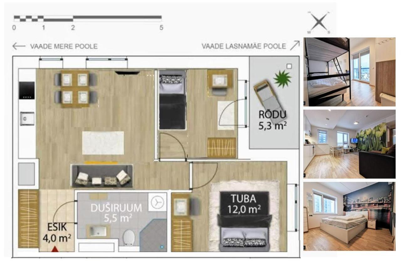 Scandian Apartments - City Park Талин Екстериор снимка